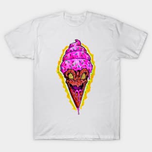 The Crazy pink Ice-cream T-Shirt